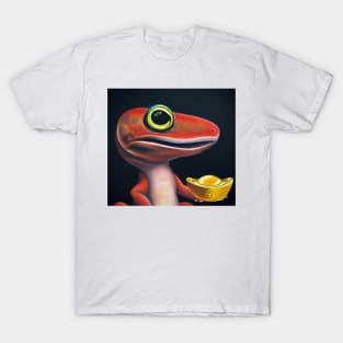 Gecko, gold T-Shirt